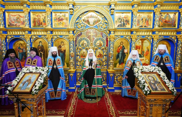 Патриаршая проповедь после Литургии в храме Рождества Пресвятой Богородицы на Кулишках г. Москвы