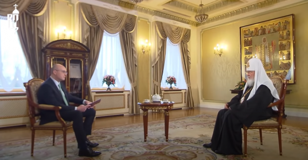 Рождественское интервью Святейшего Патриарха Кирилла телеканалу «Россия»
