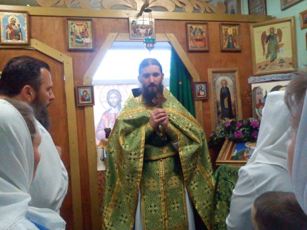 В больничном храме при Котласской Городской Больнице совершена Божественная литургия