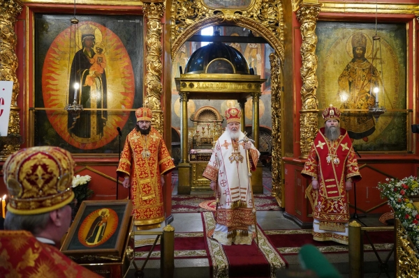 Патриаршая проповедь в день Радоницы после Литургии в Архангельском соборе Московского Кремля