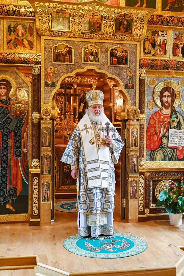 Патриаршая проповедь в Неделю 15-ю по Пятидесятнице после Литургии в Александро-Невском скиту