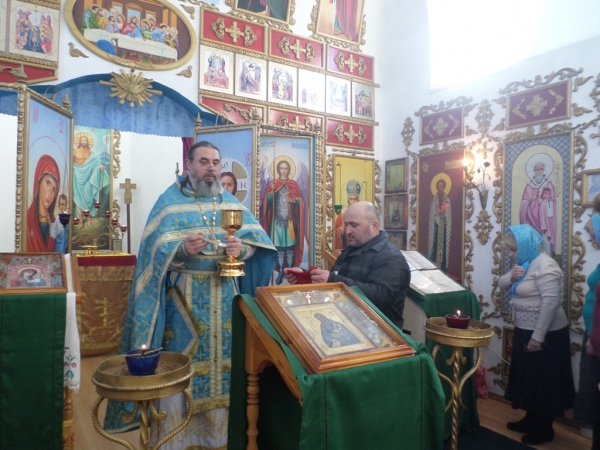 В храме Симеона Богоприимца на территории ИК № 4 г. Котласа отметили Престольный праздник