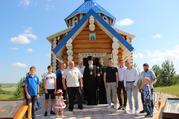 В день памяти прп. Сергия Радонежского епископ Василий совершил Чин Великого освящения храма в д. Студениха