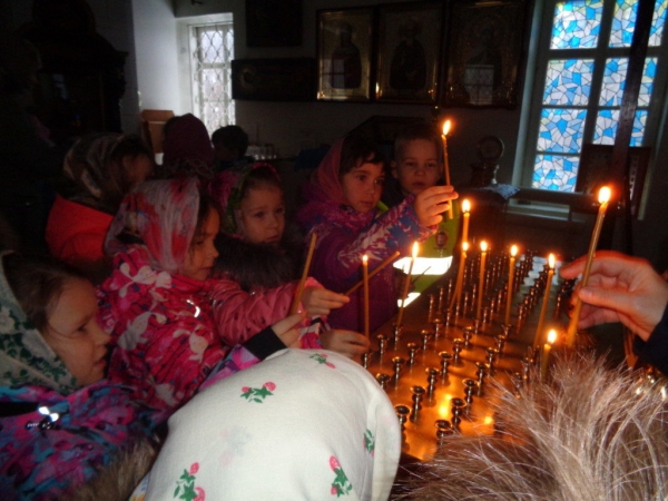 Воспитанники детского сада «Звездочка» посетили Успенский храм