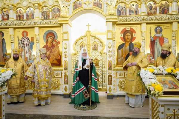 Патриаршая проповедь после Литургии в храме великомученицы Варвары г. Норильска