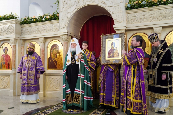 Патриаршая проповедь в Неделю 2-ю Великого поста после Литургии в храме Сретения Господня в Жулебине г. Москвы