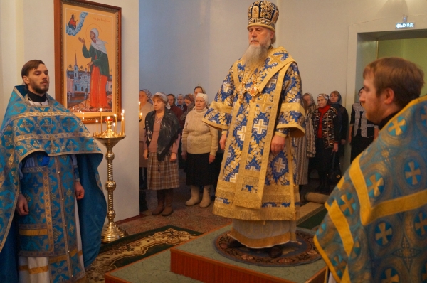 В праздник Сретения Господня епископ Василий отслужил Божественную Литургию