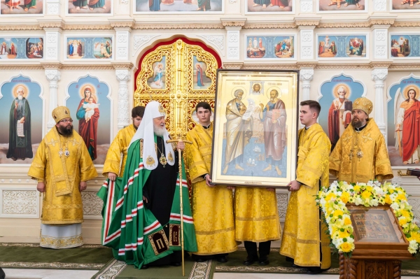 Патриаршая проповедь после Литургии в храме Живоначальной Троицы при бывшем приюте Бахрушиных г. Москвы
