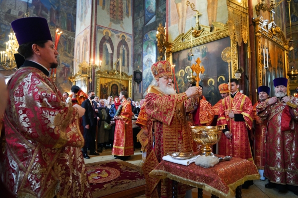 Слово Святейшего Патриарха Кирилла в пятницу Светлой седмицы после Литургии в Троице-Сергиевой лавре