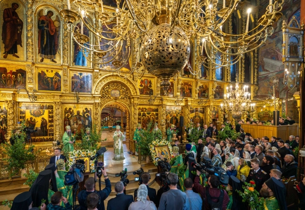 Патриаршая проповедь в праздник Пятидесятницы после Литургии в Троице-Сергиевой лавре