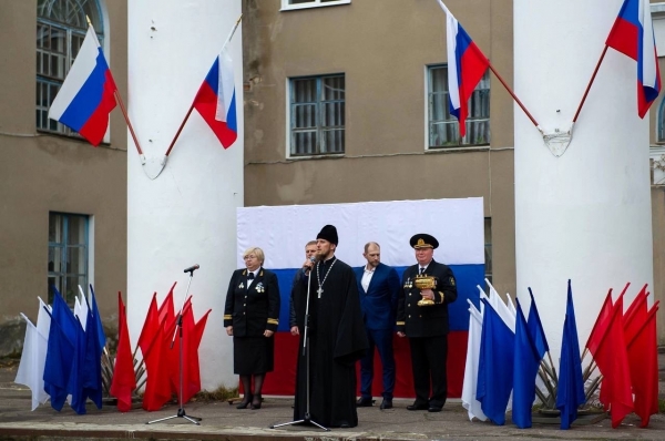 Руководитель отдела по делам молодежи принял участие в посвящении в курсанты и студенты Котласского речного училища