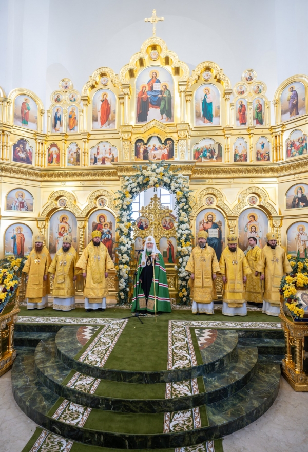 Патриаршая проповедь после Литургии в московском храме Успения Пресвятой Богородицы в Останкине