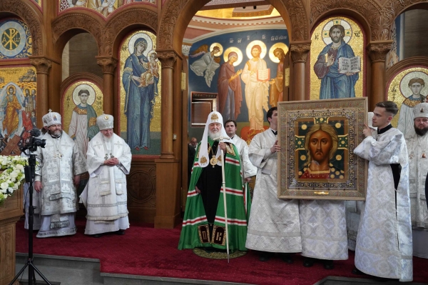 Патриаршая проповедь в праздник Вознесения Господня после Литургии в Вознесенском храме г. Электростали 