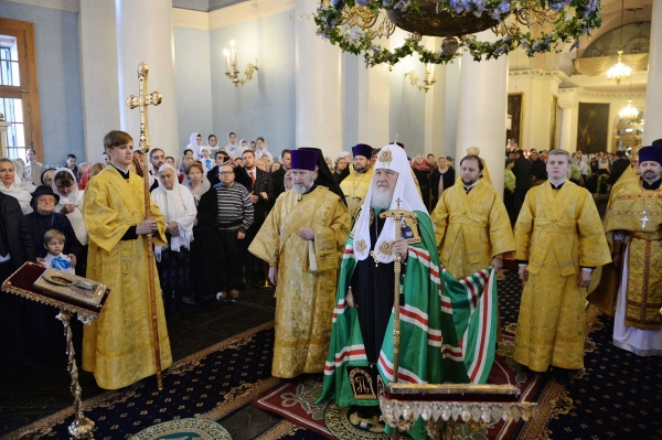 Святейший Патриарх Кирилл: Нет конфликта между Константинополем и Москвой, но есть защита Москвой незыблемых канонических норм