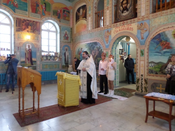 В исправительной колонии г. Коряжма совершено Таинство Венчания