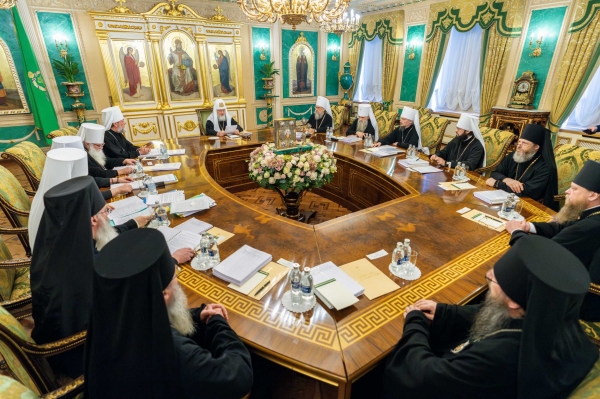 В Москве состоялось заседание Священного Синода Русской Православной Церкви