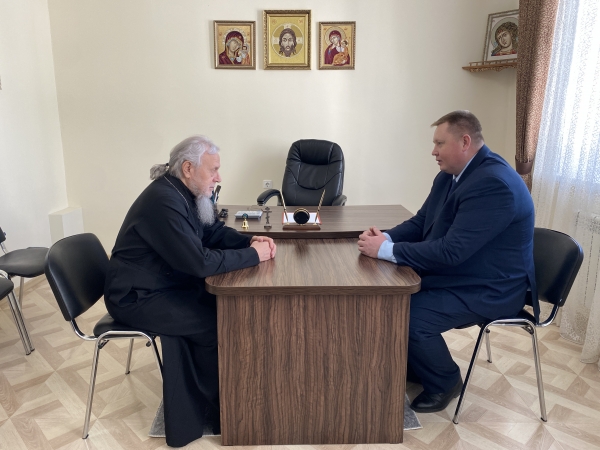 Епископ Василий встретился с Главой Няндомского района Александром Кононовым
