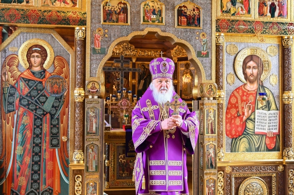 Патриаршая проповедь в Неделю Крестопоклонную