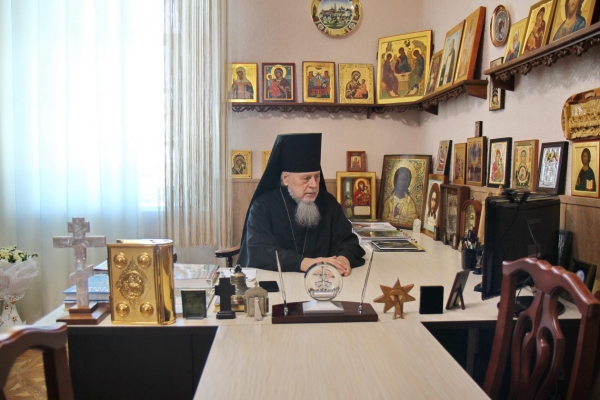 Епископ Василий принял участие в очередном заседании Архиерейского Совета Архангельской митрополии