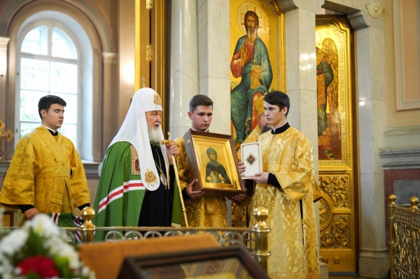 Патриаршая проповедь после Литургии в Иоанно-Предтеченском ставропигиальном женском монастыре г. Москвы