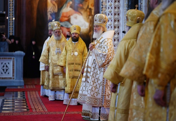 Святейший Патриарх Кирилл: Наше служение следует оценивать только по результатам реального воздействия Церкви на умы и сердца людей