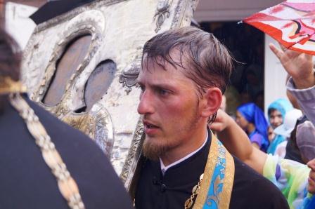 Епископ Василий возглавил торжественное Богослужение в Свято-Богоявленском храме села Туровец.