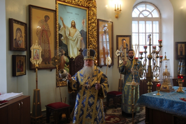 Накануне праздника Рождества Пресвятой Богородицы епископ Василий совершил Всенощное бдение 