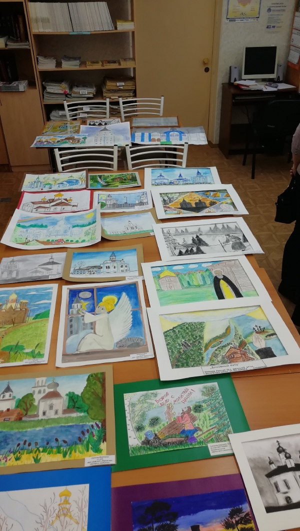 В рамках Свято-Лонгиновых чтений подведены итоги конкурса рисунков «История Николо-Коряжемского монастыря»