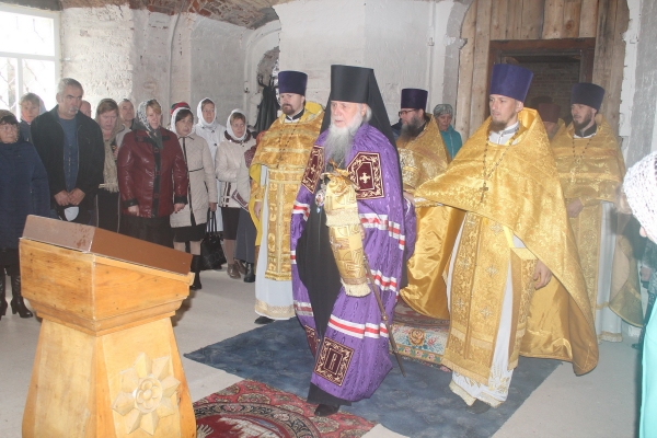 Епископ Василий совершил Божественную литургию в с. Шалимово Вилегодского района