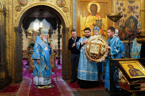 Слово Святейшего Патриарха Кирилла в праздник Успения Божией Матери после Литургии в Успенском соборе Московского Кремля