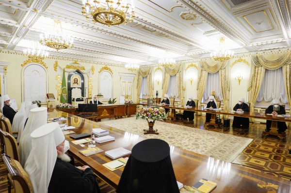 В Москве состоялось последнее в 2021 году заседание Священного Синода Русской Православной Церкви