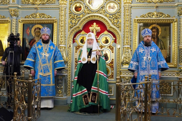 Патриаршая проповедь после Литургии в Знаменском храме при Главном управлении МВД России по г. Москве
