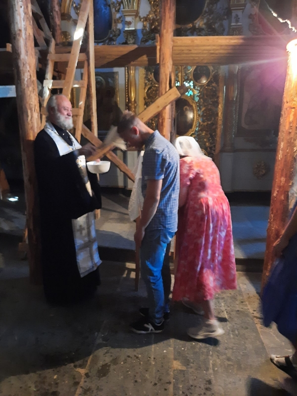 В Преображенском храме с. Яренск совершен молебен