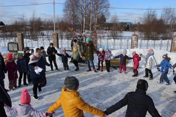 В заключительный день масленицы в Кулойской Воскресной школе прошел праздник