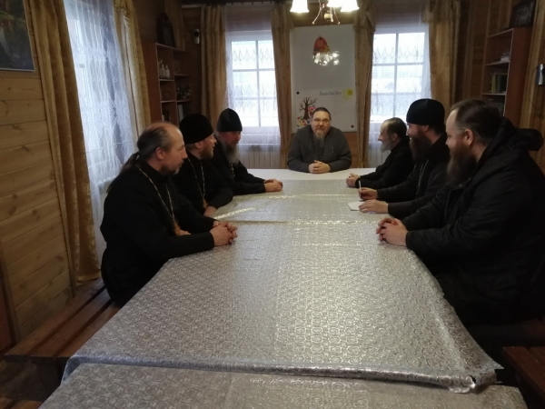 Собрание духовенства благочиния состоялось в Няндоме