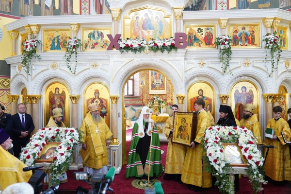 Патриаршая проповедь после Литургии в Камчатском Морском соборе