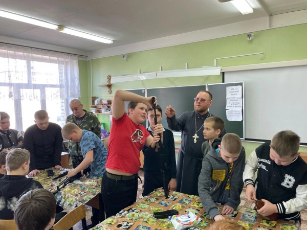 Иерей Роман Овсянников принял участие в прекладных занятиях по ТМ и НВП
