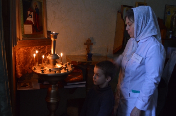 В Котласской центральной городской больнице открылся храм в честь прп. Сергия Радонежского