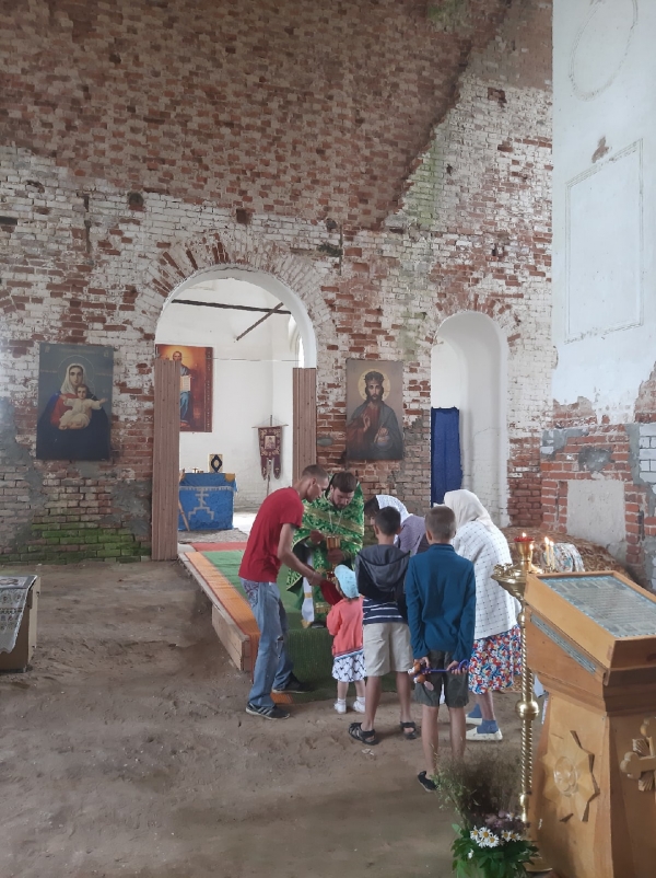 В храме Христофоровой пустыни впервые за долгое время совершена Литургия