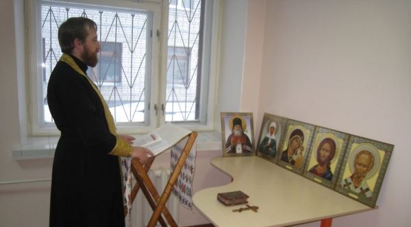 В Коряжемской Городской Больнице совершен водосвятный  молебен