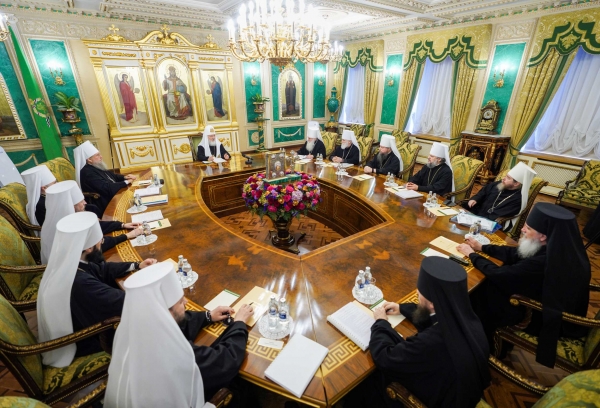В Москве состоялось заседание Священного Синода Русской Православной Церкви