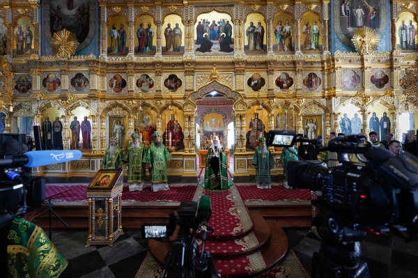 Патриаршая проповедь в день памяти преподобных Сергия и Германа Валаамских после Литургии в Валаамском монастыре