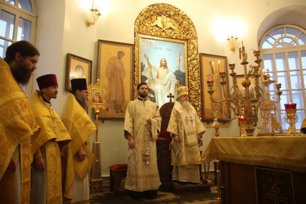 Епископ Василий совершил Божественную литургию в день памяти свт. Спиридона Тримифунтского