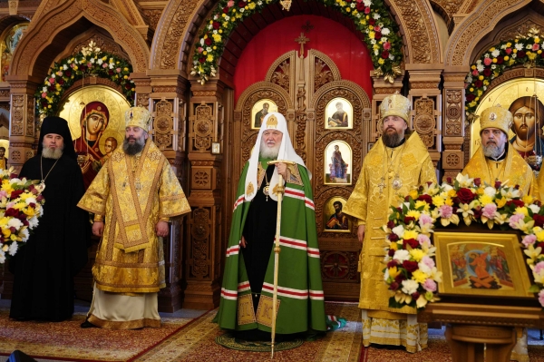 Патриаршая проповедь в Неделю 17-ю по Пятидесятнице после Литургии в храме равноапостольного князя Владимира в Анапе