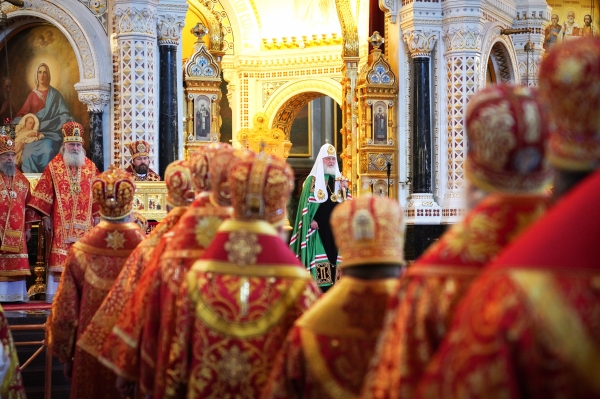 Слово Святейшего Патриарха Кирилла в день памяти святителя Николая Чудотворца после Литургии в Храме Христа Спасителя