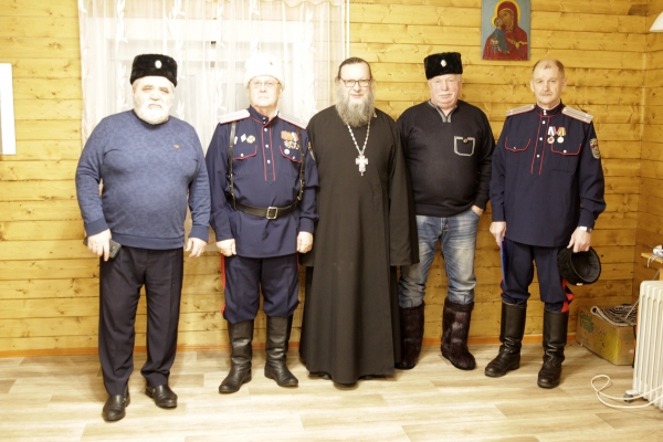 Казачий круг с участием духовника епархии прошел в Красноборске
