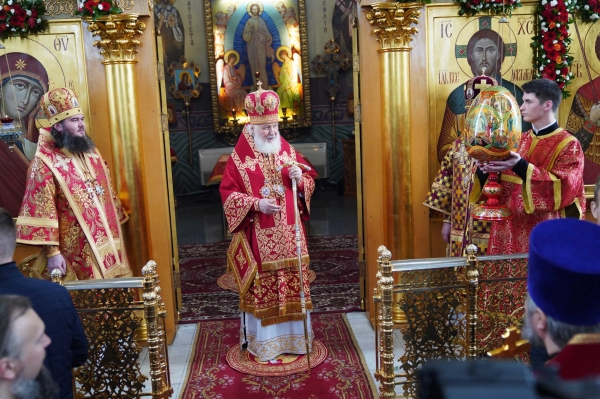 Патриаршее слово в день памяти вмч. Георгия Победоносца после Литургии в Георгиевском храме на Поклонной горе
