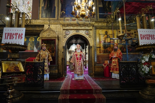 Слово Святейшего Патриарха Кирилла в понедельник Светлой седмицы после Литургии в Патриаршем Успенском соборе