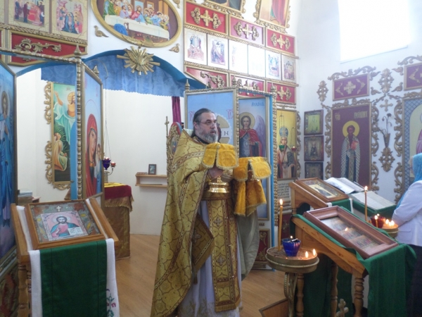 В тюремном храме Котласа прошла Божественная литургия 
