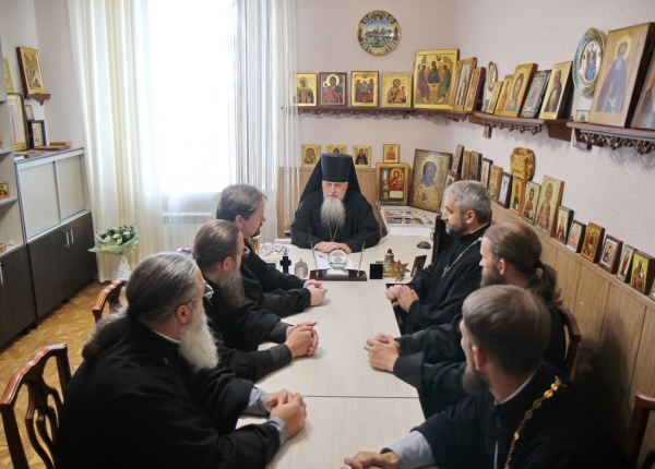 Епископ Василий возглавил совещание, посвященное жизни приходов Котласской епархии